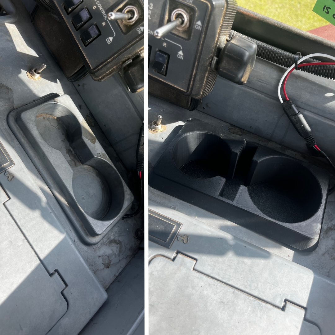 Side by side Magnum cup holder replacement